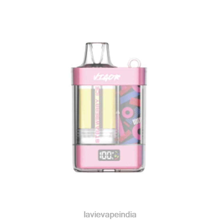 LAVIE Vape India - LAVIE VIGOR 15000 Puffs Strawberry Ice 40P841