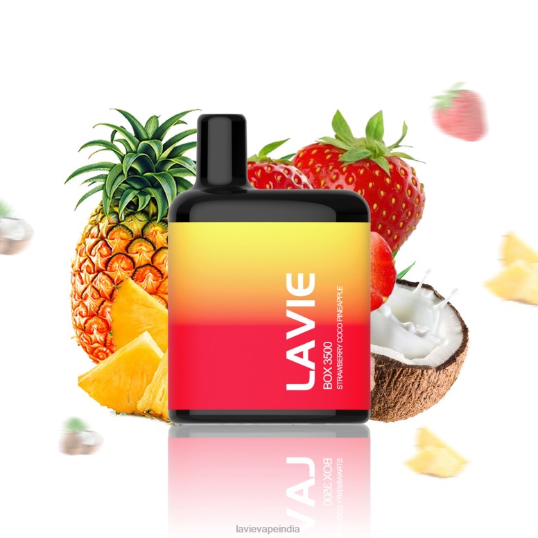 LAVIE Vape Price - LAVIE BOX 3500 Puffs Strawberry Coco Pineapple 40P84207
