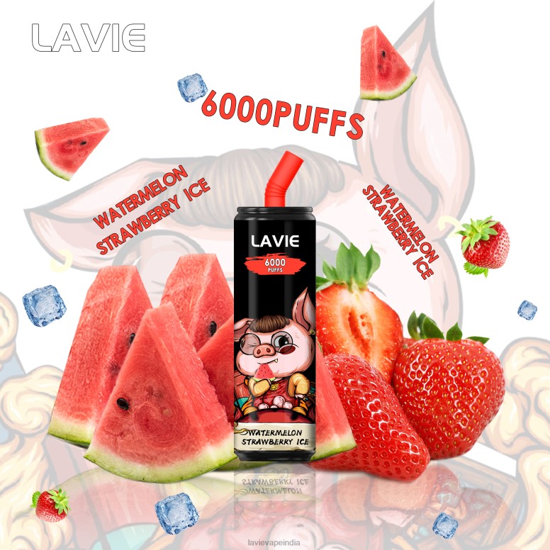 LAVIE Vape Price - LAVIE Coke BAR 6000 Puffs Watermelon Strawberry Ice 40P84267