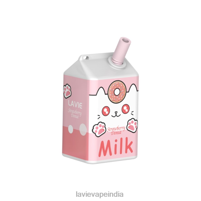 LAVIE Vape India - LAVIE MILK 7000 Puffs Strawberry Donut 40P84177
