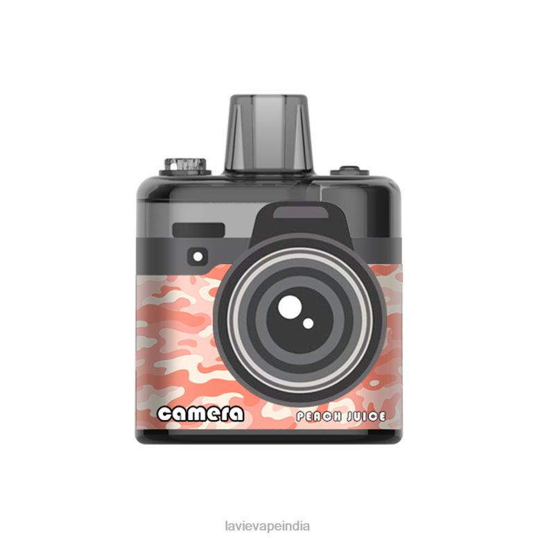 LAVIE Vape Review - LAVIE Camera 8000 Puffs Peach Juice 40P84174