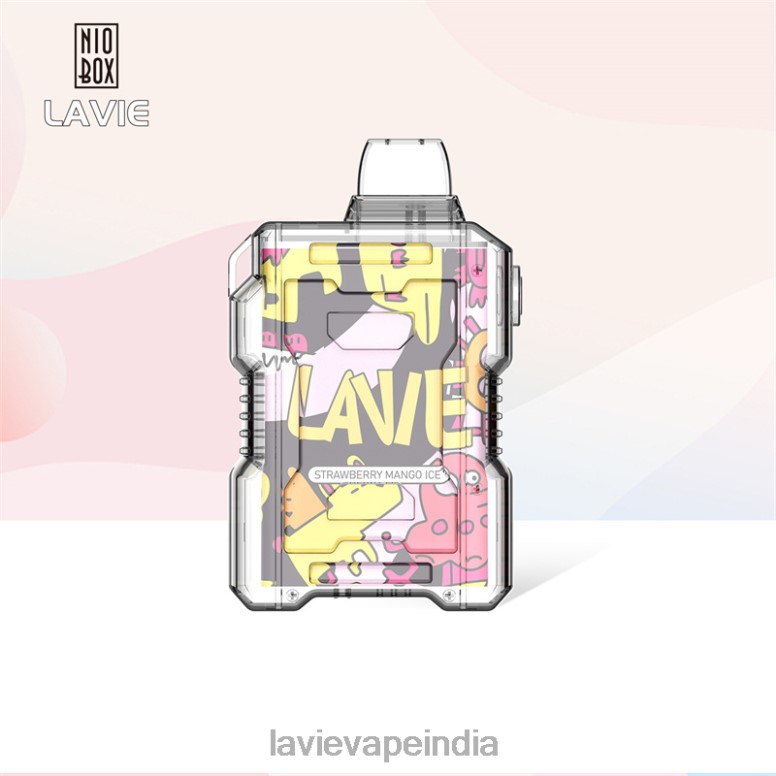 LAVIE Vape Review - LAVIE NIO BOX 9000 Puffs Strawberry Mango Ice 40P84190
